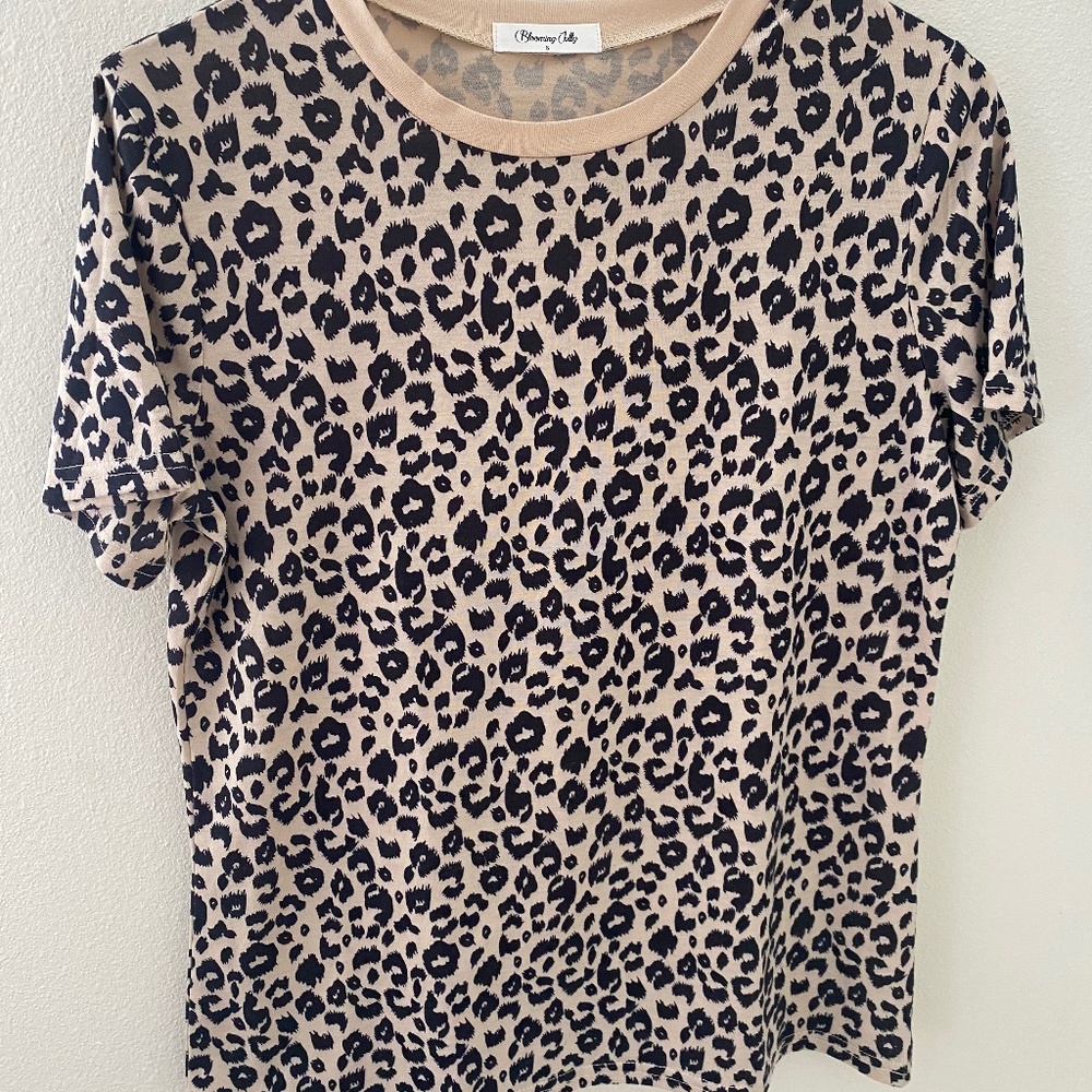 Leopard Print Tee
